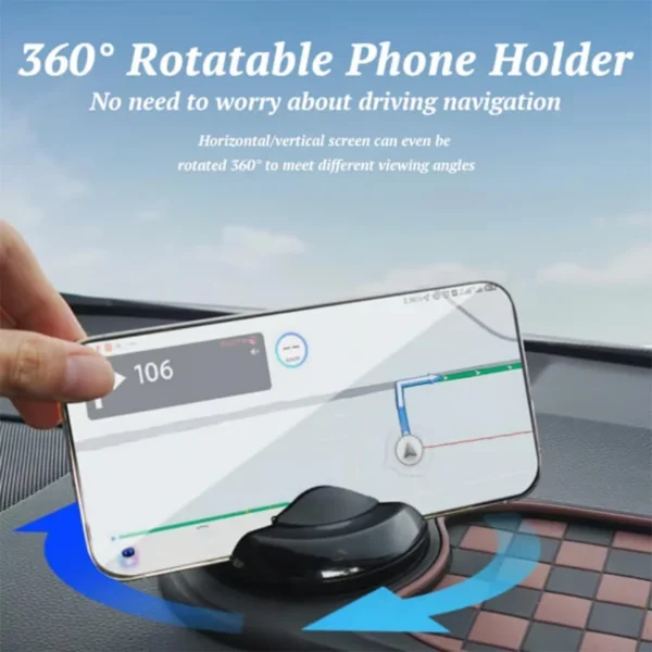 Tappetino Antiscivolo Cruscotto Auto Porta Cellulare Vassoio Portaoggetti Numero Parcheggio