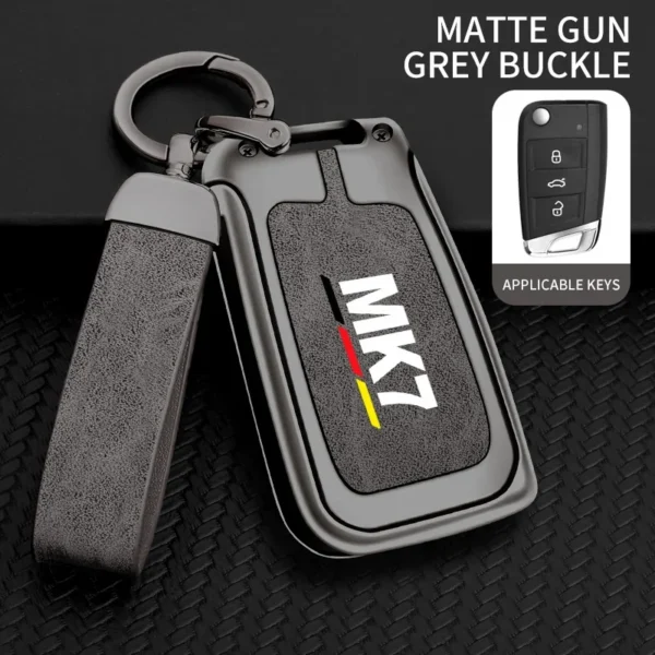 S359637b1c33247e3886c86c255776c55E Cover Chiave VW Golf 7 MK7 TPU Lega Zinco Portachiavi Guscio Auto