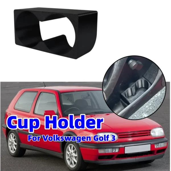 Portabicchieri Auto Supporto Portaoggetti Interno per Volkswagen Golf 3