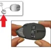 Parrot MKi9000 MKi9100 MKi9200 Supporto batteria telecomando Clip auto/camper