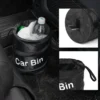 S3ffe0801d73a4908b206635cd4e61802O Cestino Auto Pieghevole Nero Antiperdita con Sacchetti Rifiuti