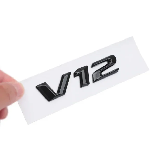 OTOKIT Emblema 3D ABS Cromato V12 Adesivo Parafango Mercedes Maybach S600 S500