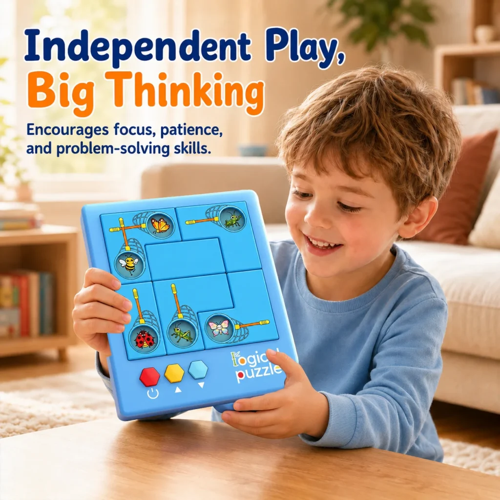 Catch the Bug Puzzle Scorrevole Logico Gioco Educativo Bambini 4+ Anni — immagine 5