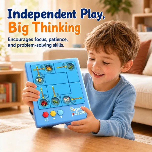 S49412b19ec074943b503d1e963806dae3 Catch the Bug Puzzle Scorrevole Logico Gioco Educativo Bambini 4+ Anni
