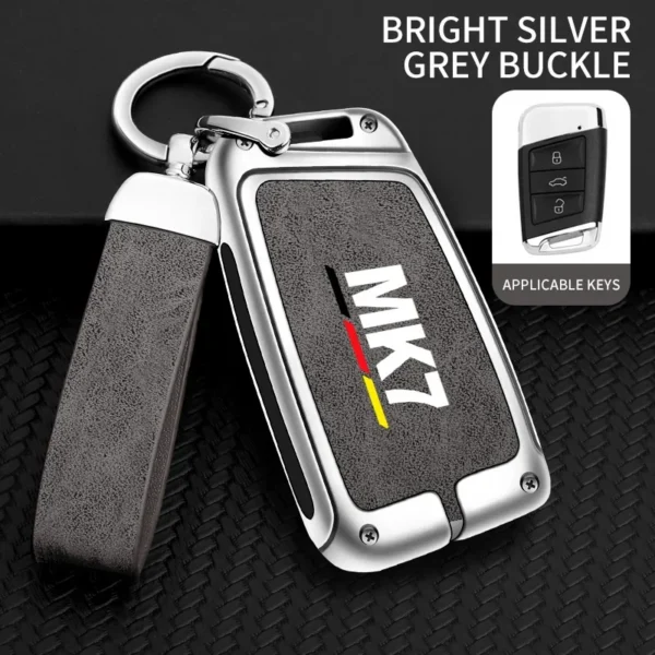 S4fe6266fedd8460a80faf86b57287f44K Cover Chiave VW Golf 7 MK7 TPU Lega Zinco Portachiavi Guscio Auto