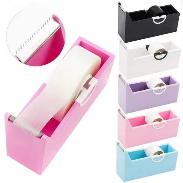 Porta nastro rotante per extension ciglia - dispenser con taglierina