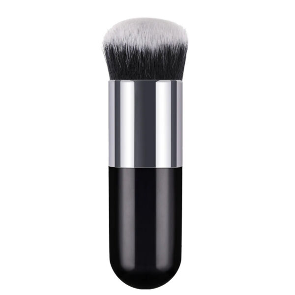Pennello Fondotinta Piatto Chubby Denso per Crema e Liquido Viso Professionale