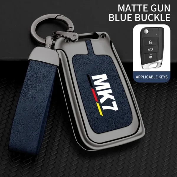 S6581d250a1aa4c43a328356d6c343be8o Cover Chiave VW Golf 7 MK7 TPU Lega Zinco Portachiavi Guscio Auto