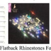 Strass hotfix cristalli termoadesivi 3D flatback per unghie e abiti