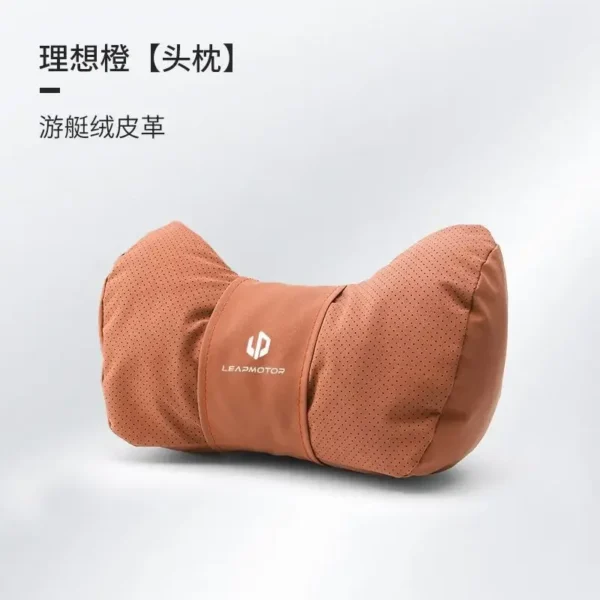 Cuscino Poggiatesta Auto Supporto Lombare Scamosciato per Leapmotor