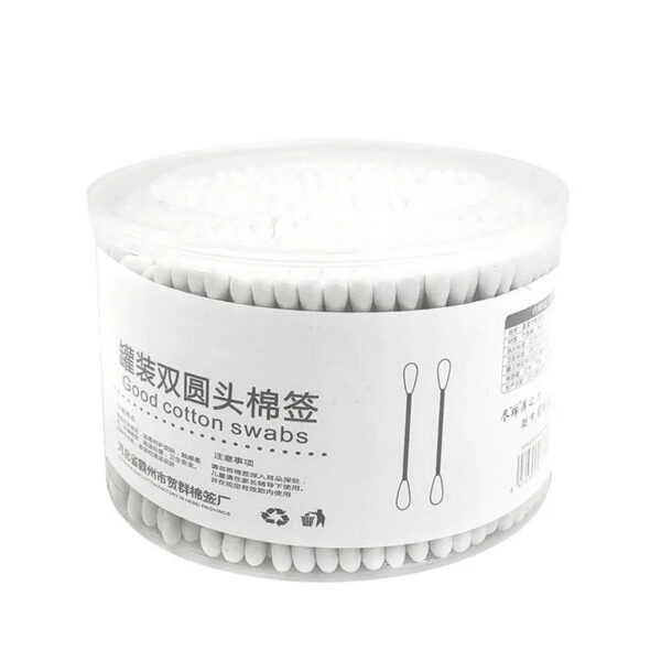 100/500/1000 pz Cotton Fioc Doppia Testa in Legno - Bastoncini Cotone per Trucco Naso Orecchie