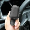S719328072fb847a9a3b4164fa047965ca Porta Occhiali Auto in Pelle con Clip Parasole Supporto Occhiali da Sole