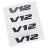 OTOKIT Emblema 3D ABS Cromato V12 Adesivo Parafango Mercedes Maybach S600 S500