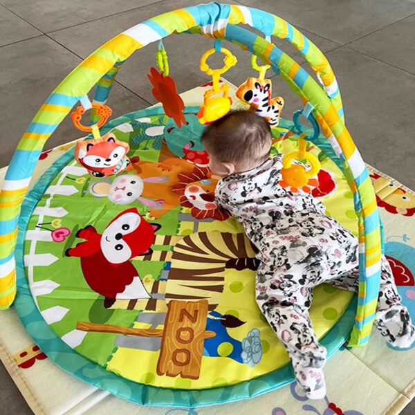 S7a3a90f8892b4cdba45d4a999d989901T Palestrina neonato tappeto gioco con archi e sonagli - regalo nascita