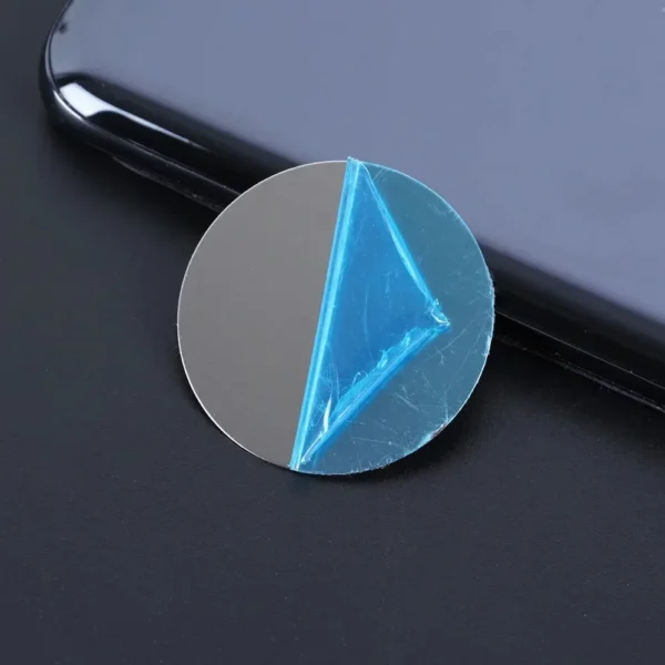 10/50 pezzi Piastre metalliche adesive per supporto magnetico auto smartphone