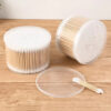 100/500/1000 pz Cotton Fioc Doppia Testa in Legno - Bastoncini Cotone per Trucco Naso Orecchie