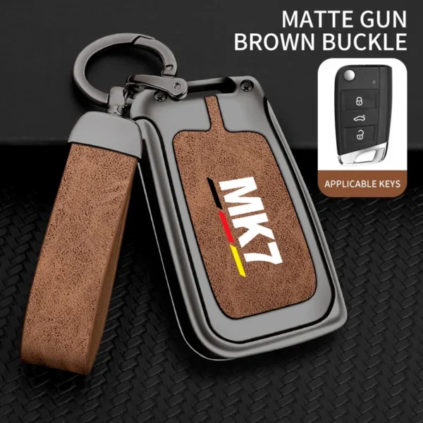 S8f3227f90afd46e1b03a5028e21b414bb Cover Chiave VW Golf 7 MK7 TPU Lega Zinco Portachiavi Guscio Auto