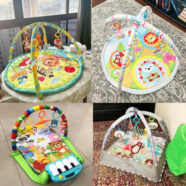 S94e7dc88ada84433aad6ef01319a325eG Palestrina neonato tappeto gioco con archi e sonagli - regalo nascita