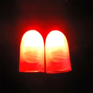 2/4/6 Pezzi Dita Luminose LED Magiche per Trucchi Feste Natale 2/4/6 Pezzi Dita Luminose LED Magiche per Trucchi Feste Natale