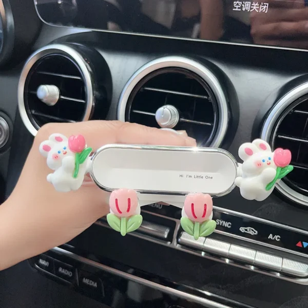 Sa4be2eb8932644529ed4346288ce33ccW Supporto Smartphone Auto Bocchetta Aria Clip Cartoon Porta Cellulare Navigatore