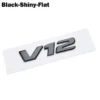 OTOKIT Emblema 3D ABS Cromato V12 Adesivo Parafango Mercedes Maybach S600 S500