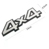 Emblema 3D 4WD 4x4 Adesivo Alluminio Cromato Parafango Auto SUV Pickup