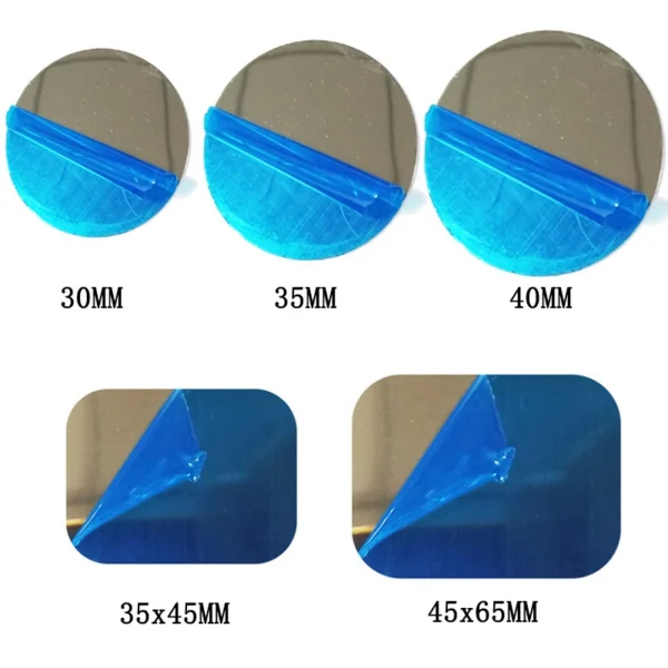 10/50 pezzi Piastre metalliche adesive per supporto magnetico auto smartphone