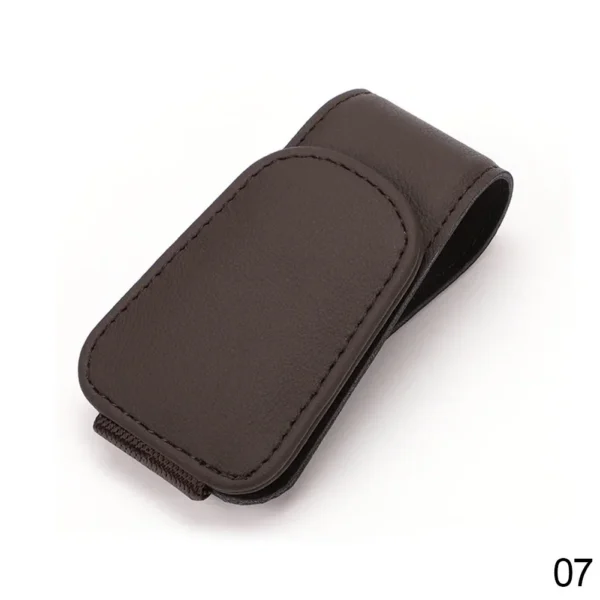Portaocchiali Auto Universale per Aletta Parasole Clip Carte Biglietti Penna