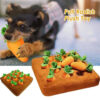 Tappeto Annusa per Cani Snuffle Mat Gioco Olfattivo Interattivo Peluche Carote