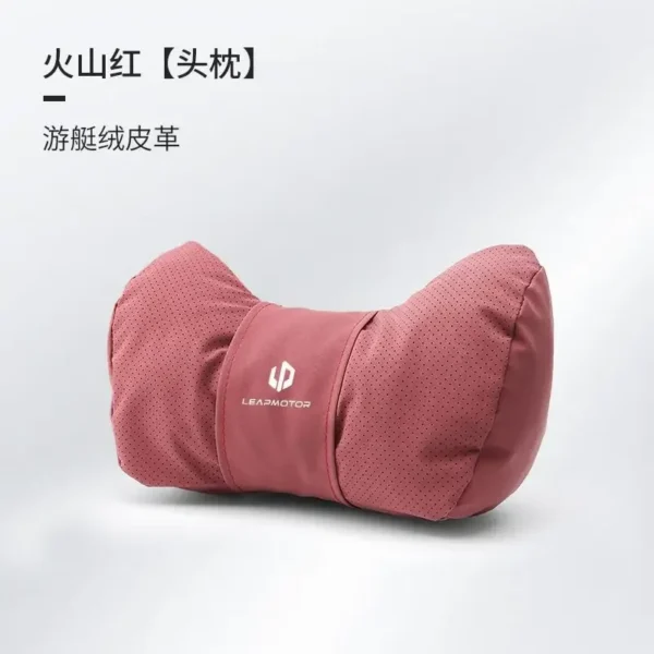 Cuscino Poggiatesta Auto Supporto Lombare Scamosciato per Leapmotor