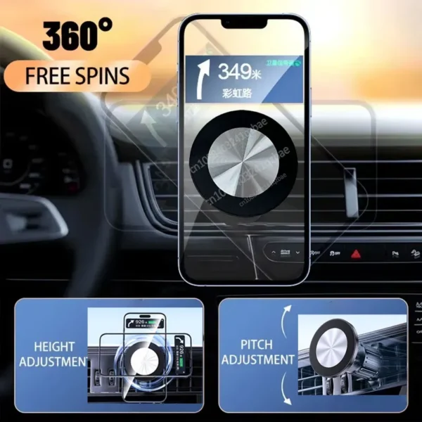 Accessori supporto auto magnetico MagSafe universale sfera 17mm per smartphone