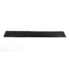 Striscia Parasole Parabrezza Auto Furgone Nero Lucido Adesiva PVC 140x20 cm