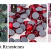Strass hotfix cristalli termoadesivi 3D flatback per unghie e abiti