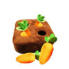 Tappeto Annusa per Cani Snuffle Mat Gioco Olfattivo Interattivo Peluche Carote