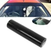 Striscia Parasole Parabrezza Auto Furgone Nero Lucido Adesiva PVC 140x20 cm