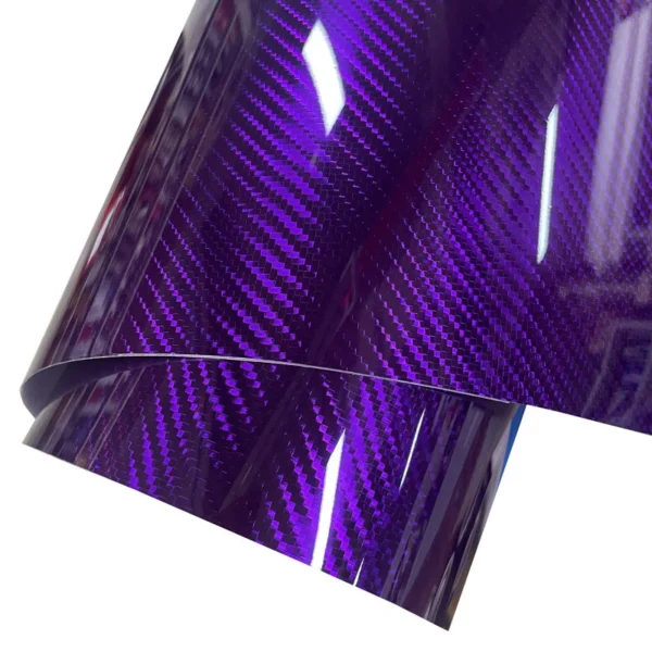 Sc5d80c88e04d4fa99ae15494e447599cU Pellicola Vinile Adesiva 5D Carbonio Cromo Viola Lucida Auto Moto