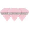 Set 3pz Spugne Trucco Triangolari Rosa - Puff Fondotinta Cipria Blender