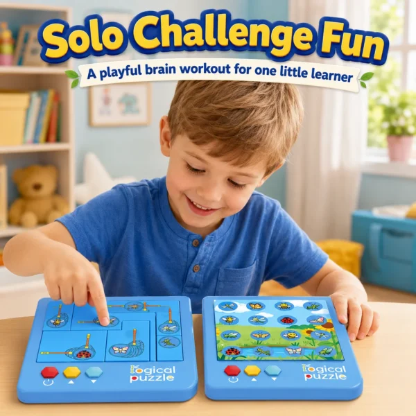 Scc2e98e38ed048959122fb45b4ab176eX Catch the Bug Puzzle Scorrevole Logico Gioco Educativo Bambini 4+ Anni
