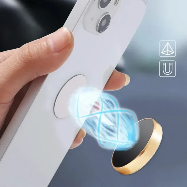 10/50 pezzi Piastre metalliche adesive per supporto magnetico auto smartphone