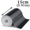 Nastro Adesivo 3D Fibra Carbonio Auto 1-20m Protezione Portiere Specchi