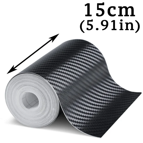 Nastro Adesivo 3D Fibra Carbonio Auto 1-20m Protezione Portiere Specchi