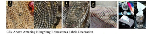 Strass hotfix cristalli termoadesivi 3D flatback per unghie e abiti