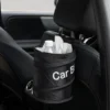 Se045f424436b488b8e6a166d49f17efb7 Cestino Auto Pieghevole Nero Antiperdita con Sacchetti Rifiuti