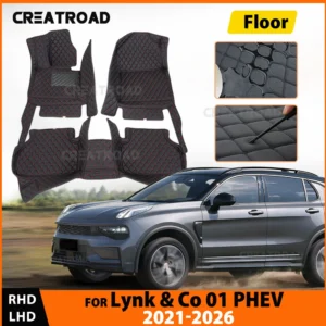 Tappetini su misura Lynk & Co 01 PHEV 2021-2026 moquette per interni auto