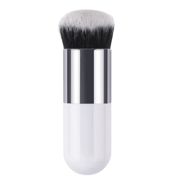 Pennello Fondotinta Piatto Chubby Denso per Crema e Liquido Viso Professionale