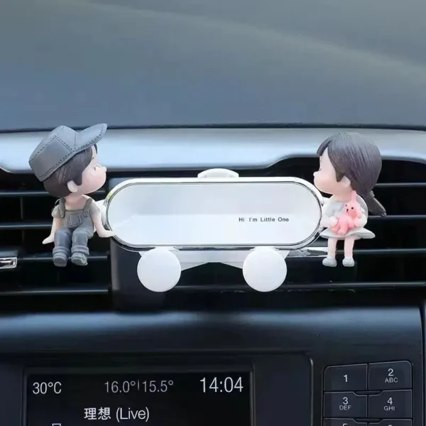Sea894b97fba4407da89b079c48db64daf Supporto Smartphone Auto Bocchetta Aria Clip Cartoon Porta Cellulare Navigatore