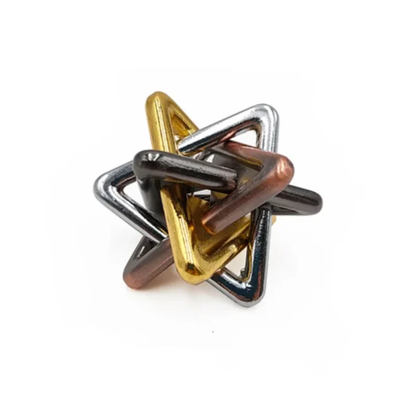 Rompicapo in Metallo Difficile Puzzle IQ Gioco di Logica per Adulti e Bambini