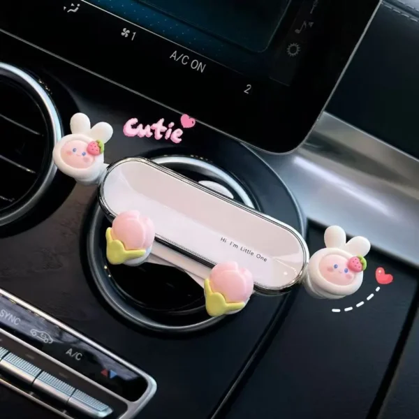 Sf000c3a6e1404b719385ca88b6a92ea4a Supporto Smartphone Auto Bocchetta Aria Clip Cartoon Porta Cellulare Navigatore