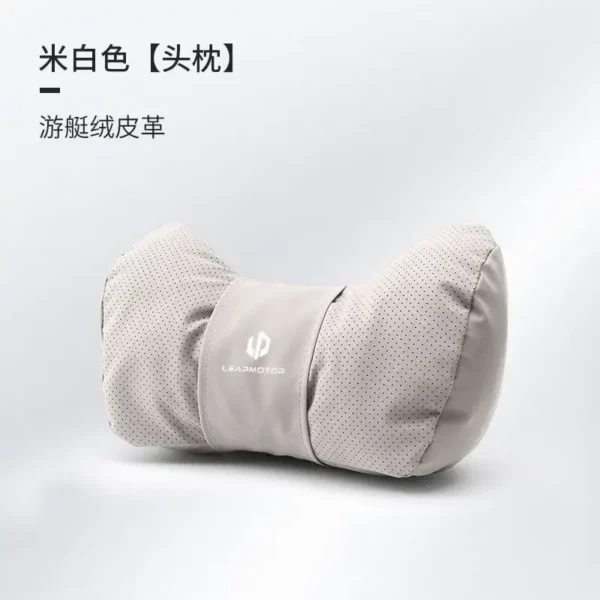 Cuscino Poggiatesta Auto Supporto Lombare Scamosciato per Leapmotor