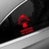Sf320fbdf5d644ae183f38448d3ff7218X Adesivo Auto Principessa a Bordo Bambina Sorridente Segnale Sicurezza